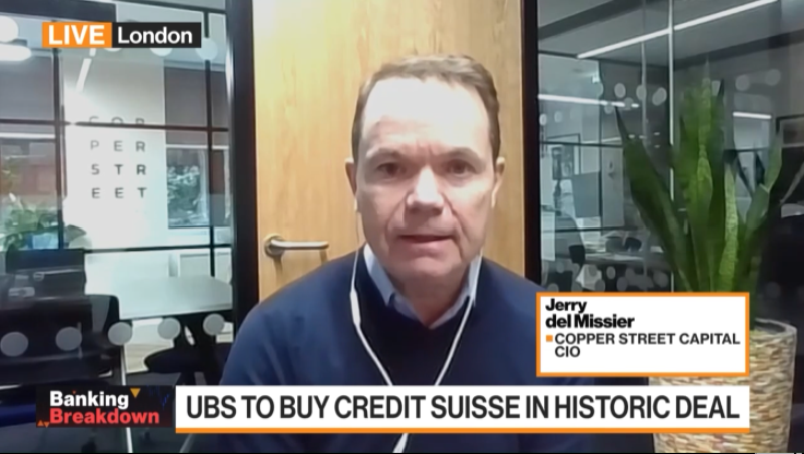 Jerry del Missier interviewed on Bloomberg after UBS agrees takeover of Credit Suisse